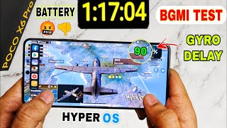 Poco X6 Pro Bgmi Pubg Test 90FPS Graphics setting 🔥 poco x6 pro 5g bgmi battery drain test 😬 Gyro [upl. by Daus142]