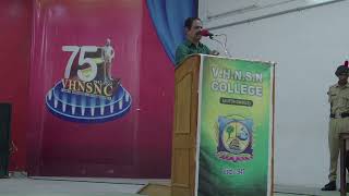 Presidential Address  Fantasy  2024  VHNSNCollege Autonomous [upl. by Haran]