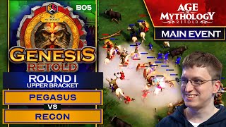 GENESIS Retold 15000 AOM Event  Pegasus vs RecoN  Upper Bracket Round 1 [upl. by Ikcir]