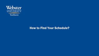 How to Find Student Schedule [upl. by Elbert]