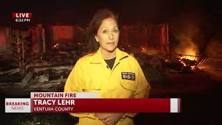 Mountain Fire Coverage with Tracy Lehr [upl. by Luanni]