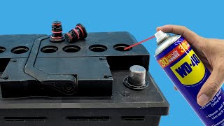 The Old Battery as new in 1 minute Easy way restore OLD batteries Surprised an experienced Motorist [upl. by Lelia]