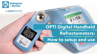 OPTi Digital Handheld Refractometer  How to set up amp use [upl. by Sheley]