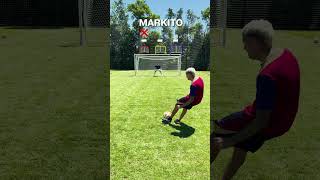 RETO DE ARCO⚽ con MARKITOS NAVAJA CEDROLA y TEICO [upl. by Trautman]