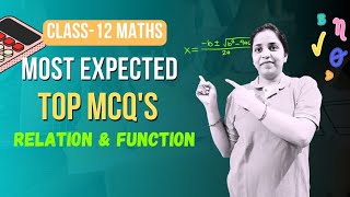 Relation and Function  Important MCQSCLASS12TH  mAths ullAAs [upl. by Beller218]