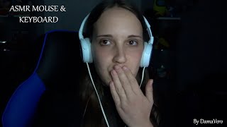 ASMR Lluvia Teclado y Ratón  Keyboard amp Mouse amp Rain  ASMR Español DamaVero [upl. by Alfonse]