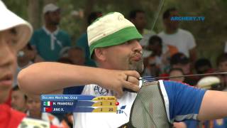 Michele Frangilli v Jing Xiangqing – recurve men gold  Antalya 2010 Archery World Cup S2 [upl. by Lorianna381]