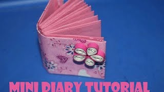 How to make mini diary  Miniature diaries  Simple gift ideas [upl. by Clarita650]