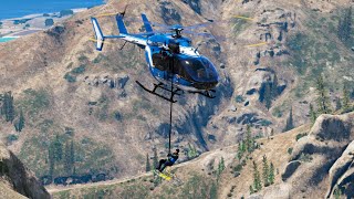 GTA 5 SECOURS EN MONTAGNE AVEC LES GENDARMES DU PGHM  LSPDFR 1081 [upl. by Caspar317]