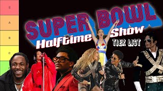 Super Bowl Halftime Show Tier List [upl. by Barboza817]