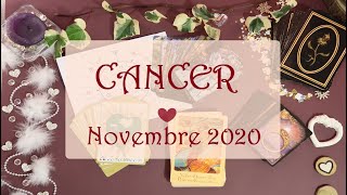 CANCER♋NOVEMBRE 2020 🌤On vous choisit 😘Oracle Astro Surprise✨ [upl. by Kimmi]