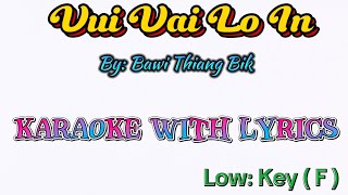 Vui Vai Lo In  Bawi Thiang Bik karaoke with lyrics [upl. by Morse751]