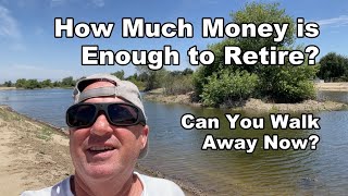 How Much Money is Enough to Retire  Can You Walk Away Now [upl. by Jonette]