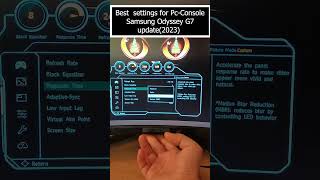 Best settings for Samsung Odyssey 2024 [upl. by Esmerelda]