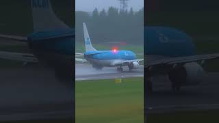 Stunning KLM B737 Take Off From Birmingham [upl. by Sunev]