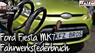 Ford Fiesta MK7 JA8  Federbruch  Federn Hinterachse wechseln  Drehmomentwerte  Coil Spring [upl. by Nitsugua660]