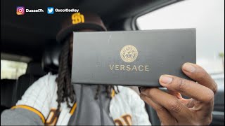 LUXURY UNBOXING  REVIEW  VERSACE GLASSES [upl. by Couchman]