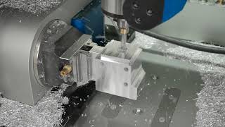 DATRON neo Multisided Machining with Rotary Axis [upl. by Ayokahs]