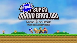 Revised Super Mario Bros Wii  World 1 2 Players [upl. by Lobiv242]