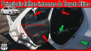 TOYOTA ETIOS 15 X SEDÃ  ACABAMENTO FRACO [upl. by Frager524]