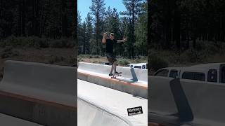 Curtis Burrington Manuel drop down at Sisters Oregon Skatepark [upl. by Lorre795]