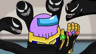 Venoms Killing THANOS in Among us Ep 3  Avengers Animation Season 2  Henry Stickmin [upl. by Idalla]