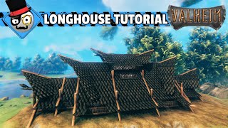 How to build a Viking Longhouse  Valheim Hearth and Home Update  Darkwood building guide [upl. by Ateerys]