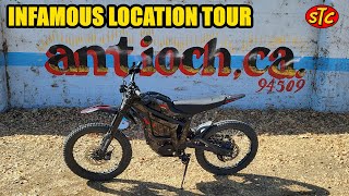 Touring Antiochs Notorious True Crime Locations On Talaria MX5 [upl. by Hendel]