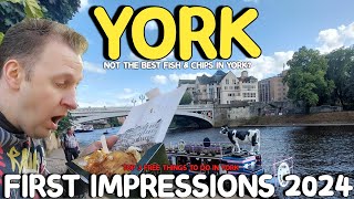 Top 3 FREE Things To Do In York  Fish 🐟 amp Chips 🍟 amp First Impressions Of York England 🏴󠁧󠁢󠁥󠁮󠁧󠁿 2024 [upl. by Repooc]