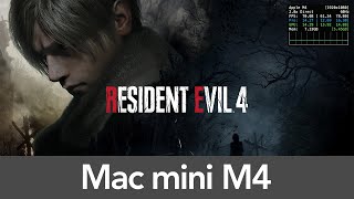 Mac mini M4 16GB RAM Resident Evil 4  Performance [upl. by Avera]