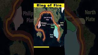 Ring of Fire Interesting Facts  Volcanoes and Earthquakes in Pacific Ocean shorts [upl. by Iramat]