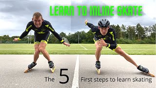 The 5 Rules of good skating  Become a fast inline skater in one day [upl. by Zaid]