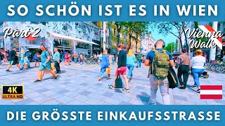 Österreich Wien 💫 So schön ist Wiens größte Einkaufsstraße  Mariahilfer Straße Spaziergang 4K [upl. by Benn]