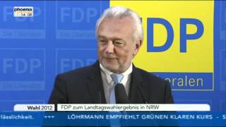 Landtagswahlen in NRW Pressekonferenz der FDP [upl. by Reina]