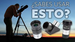 ¿Sabes UTILIZAR todas las LENTES de tu TELESCOPIO 🔭 [upl. by Wake]