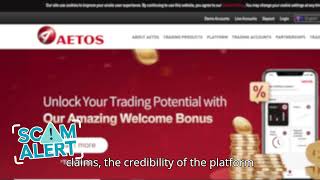 AETOS Capital Group Reviews aetoscgcom Review Scam Alert [upl. by Jurkoic]