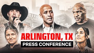 Jake Paul vs Mike Tyson OFFICIAL PRESS CONFERENCE LIVE [upl. by Anoi]