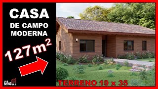 🍃CASA DE CAMPO MODERNA ► Recorrido VIRTUAL 3D de Casa PEÑALARA  027 🏡✔ [upl. by Cerys]