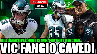 💥Vic Fangio CAVES 👀 MR Fortnite BENCHED Cooper DeJean STARTING 🚀 🔥Trade Deadline Players [upl. by Anasus]