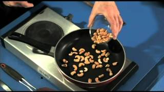 Toasting Cashews  quick easy to do kitchen cooking basic [upl. by Audi]