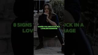 Signs you are stuck in a loveless life marriages marriage advice for women shorts marriageadvice [upl. by Clarhe]