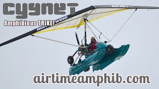 Cygnet Amphibious light sport aircraft trike from Airtime Aircraft [upl. by Ogait338]