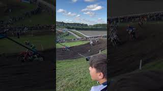 2024 MXON MXGP qualifying start Prado holeshot motocross mxon matterleybasin [upl. by Eolande]