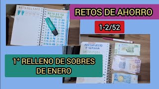 ✉️ RELLENO DE SOBRES 💰 RETOS DE AHORRO 🤑 SISTEMA DE SOBRES [upl. by Arinaj257]