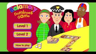 Balamory Dominoes Game  Flash Game [upl. by Furnary]