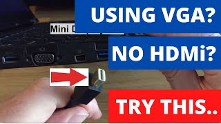 No HDMi OUTPUT on Your Laptop Try This [upl. by Eilloh]