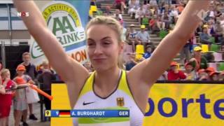 Dafne Schippers Wins Womens 100m Final FBK Games 2017 [upl. by Sirraf]