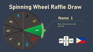 How To Make A Raffle Draw Spinning Wheel In MS PowerPoint  Tagalog [upl. by Kulda]