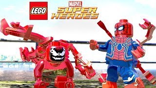 LEGO Marvel Super Heroes 34 FINALMENTE DESBLOQUEEI O CARNIFICINA no JOGO LIVRE em Português [upl. by Vish234]