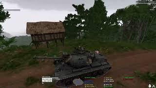 M48 Patton tank through Vietnam  101st Airborne Milsim [upl. by Carlee]